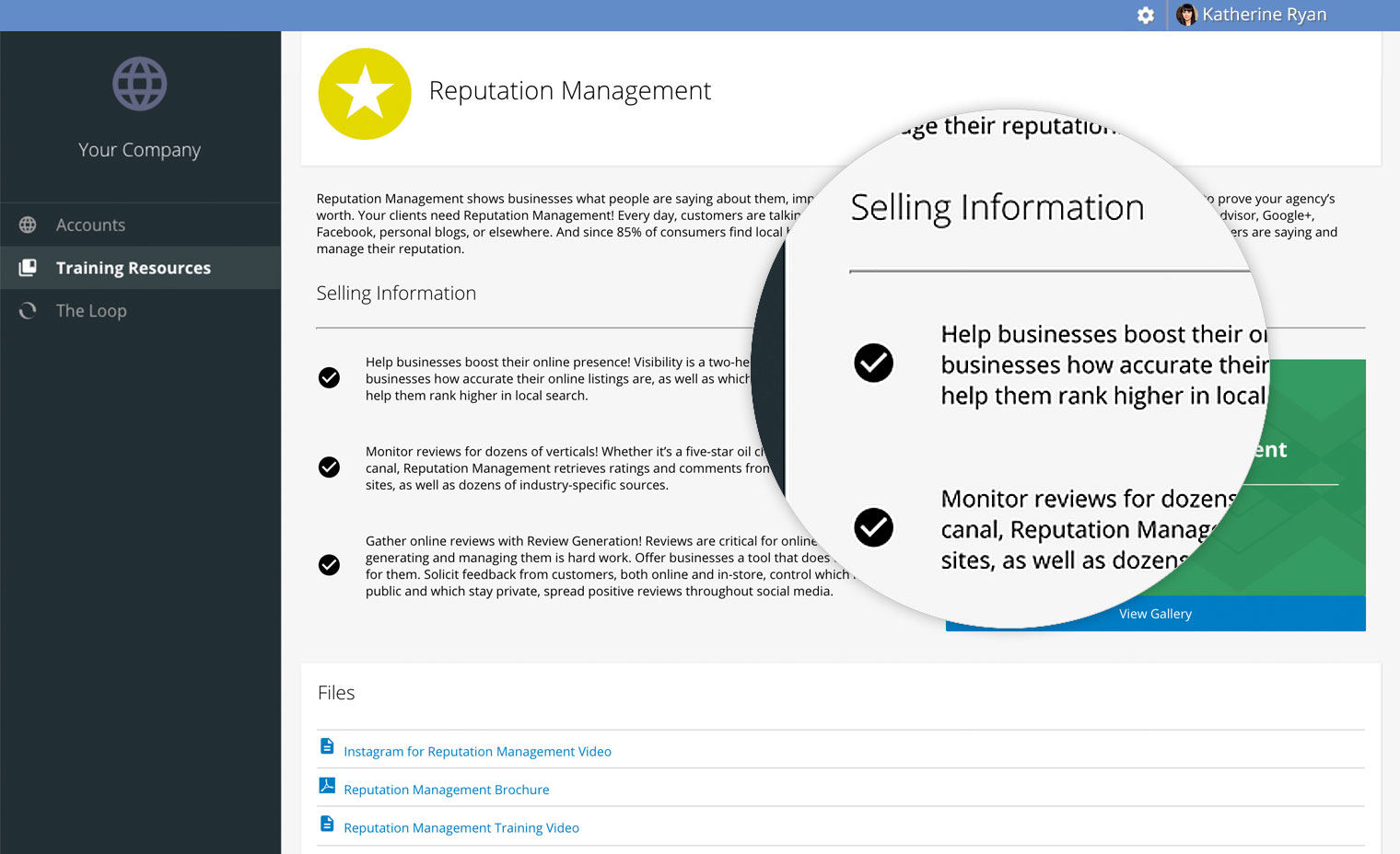 Highlight the key selling points for every product