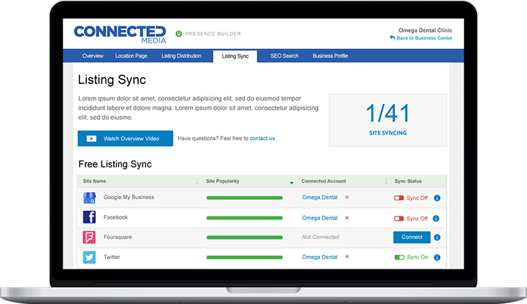 Listing Sync - Google My Business